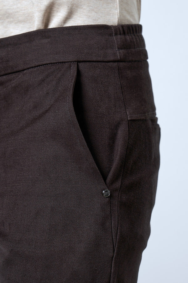 Beli Lastikli Ribanalı Erkek Jogger Pantolon - Antrasit