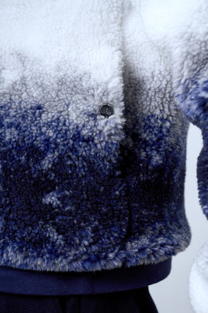 Dokuma Cep Detaylı Degrade Erkek Serpa Ceket - Lacivert