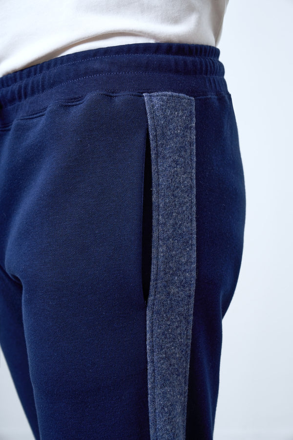 Yan Panelli Erkek Eşofman Altı - Lacivert