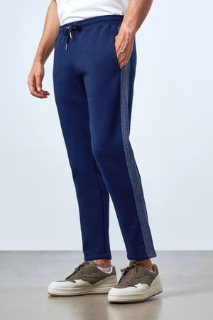 Yan Panelli Erkek Eşofman Altı - Lacivert