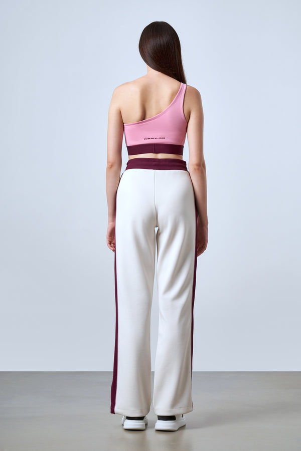 Asimetrik Askılı Kadın Bralet - Pembe