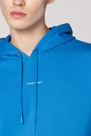 Organik Pamuklu Erkek Oversize Hoodie - Turkuaz