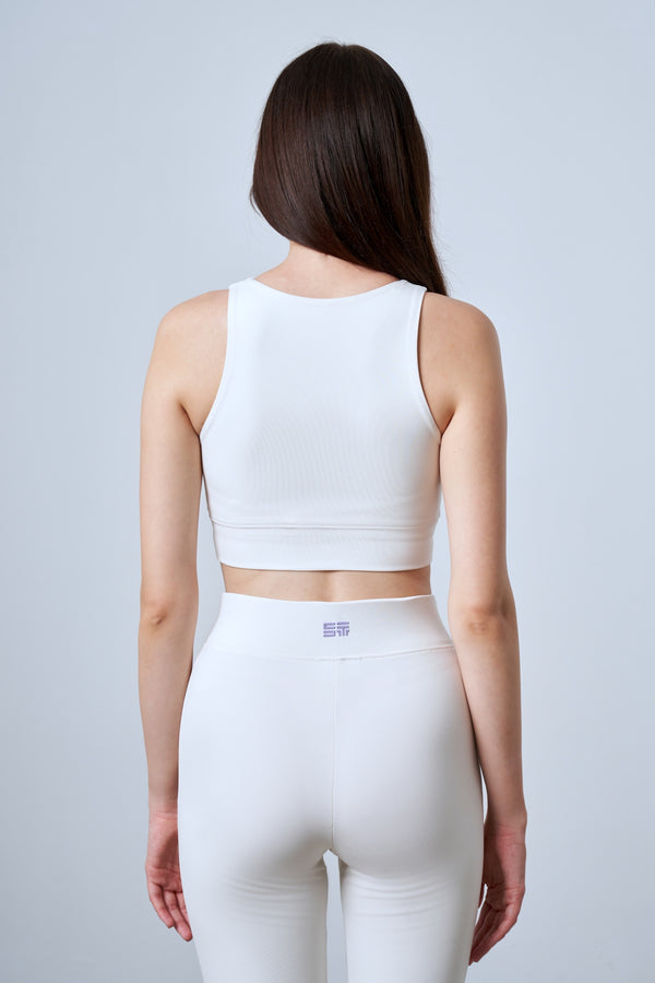 ST Logo İmzalı Kadın Bralet - Ekru