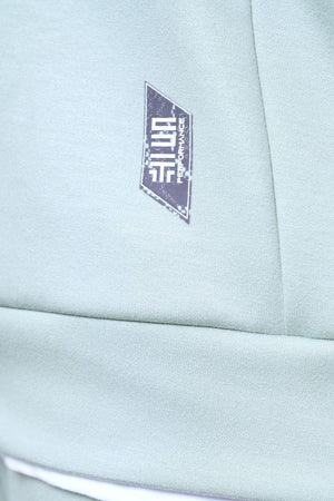 Stands Out in A Crowd Baskılı Erkek Hoodie - Açık Yeşil