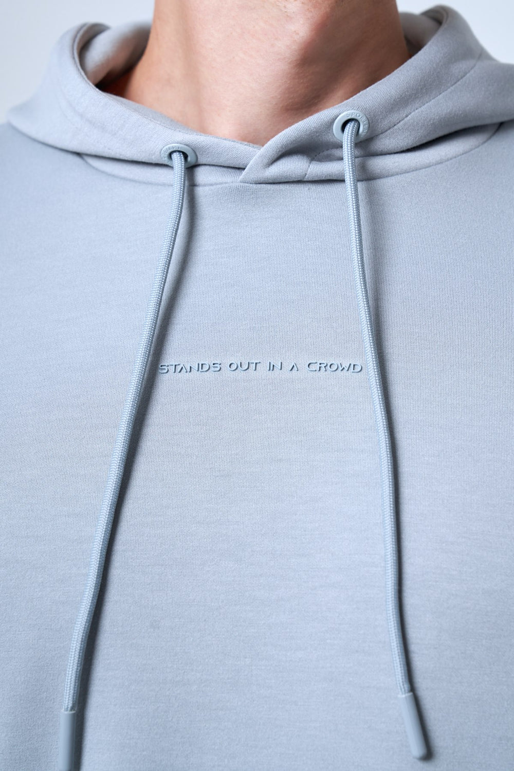 Stands Out in A Crowd Baskılı Erkek Hoodie - Gri