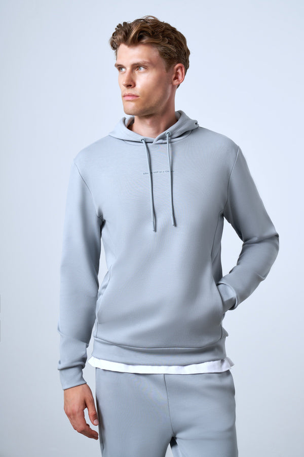 Stands Out in A Crowd Baskılı Erkek Hoodie - Gri