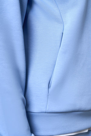 Stands Out in A Crowd Baskılı Erkek Hoodie - Mavi