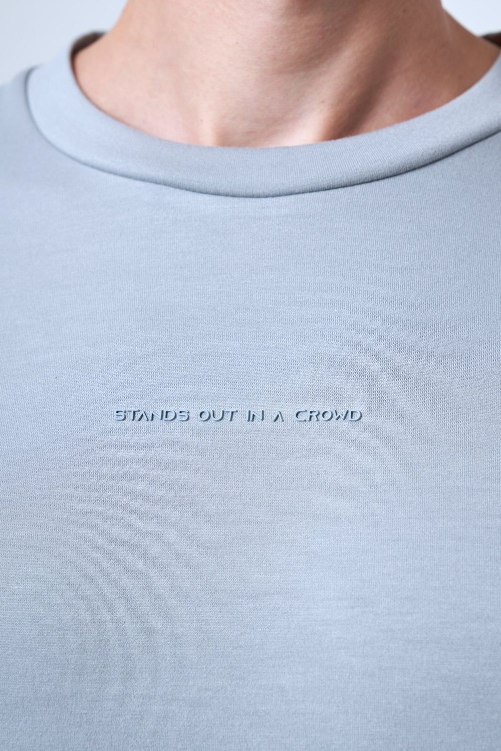 Stands Out in A Crowd Baskılı Erkek Sweatshirt - Gri