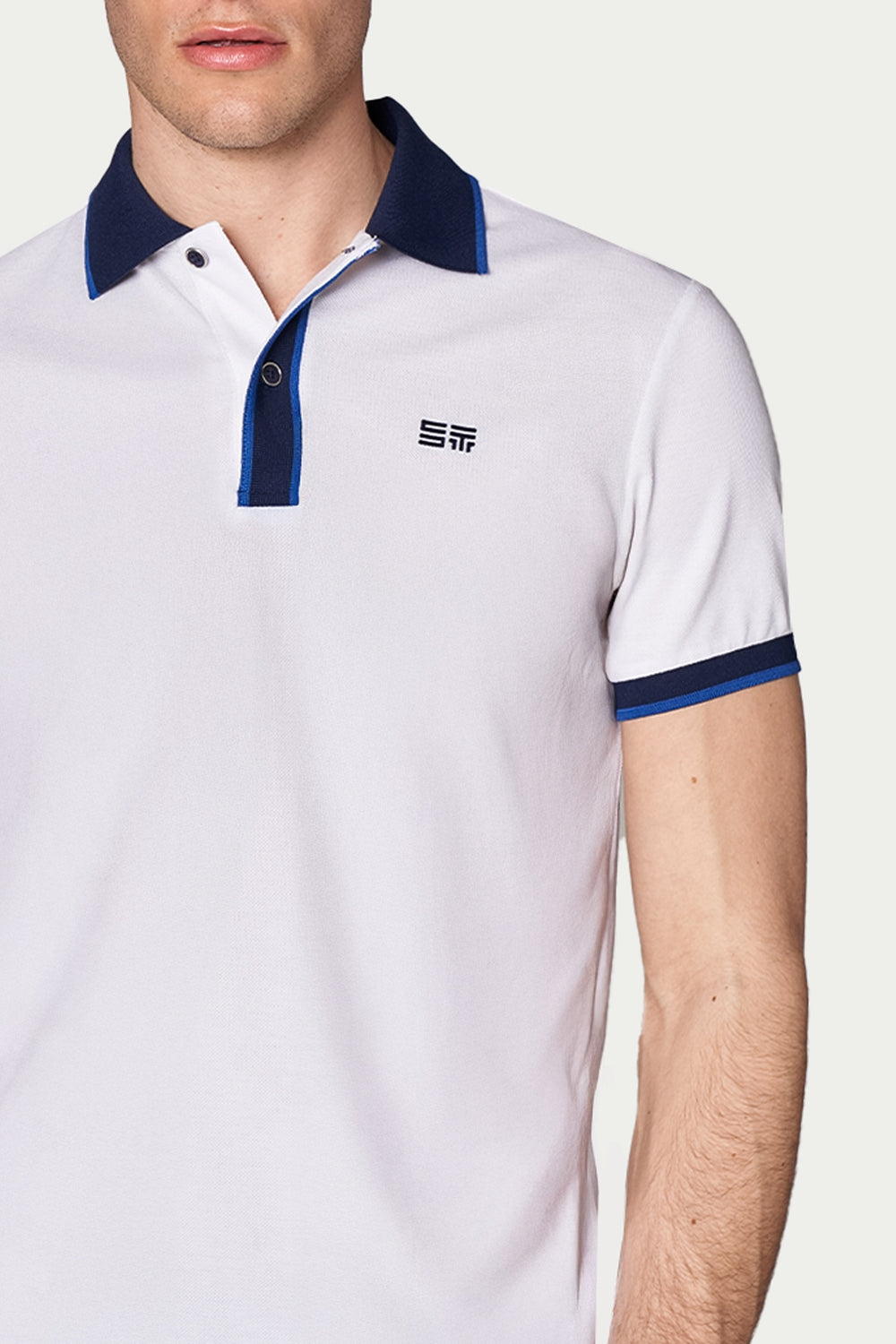 Supima Pamuk Erkek Polo - Beyaz