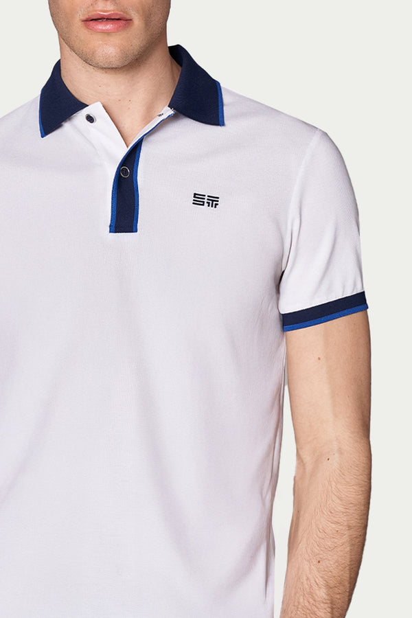 Supima Pamuk Erkek Polo - Beyaz