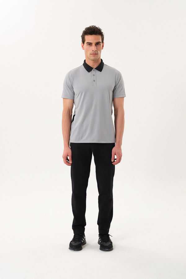 Teknik Kumaşlı Erkek Golf Pantolon - Siyah